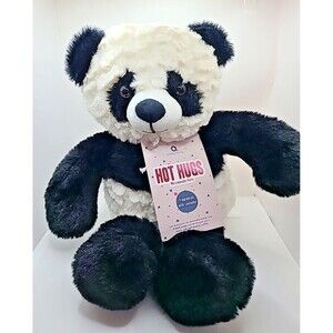 Aroma Home Hot Hugs Microwaveable Lavender Scented PANDA Plush w/Heat Pack NEW